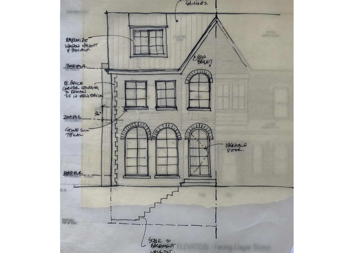 FC Asset Management construction project showing architectural detail